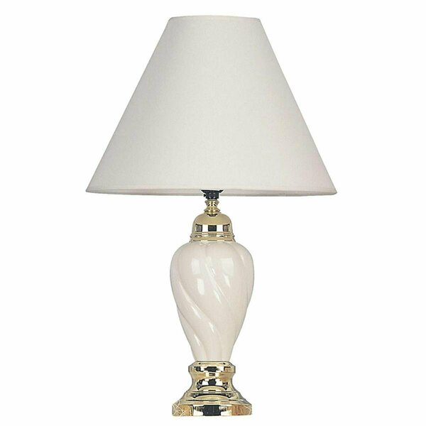 Yhior 22 in. Ceramic Table Lamp - Ivory YH1609663